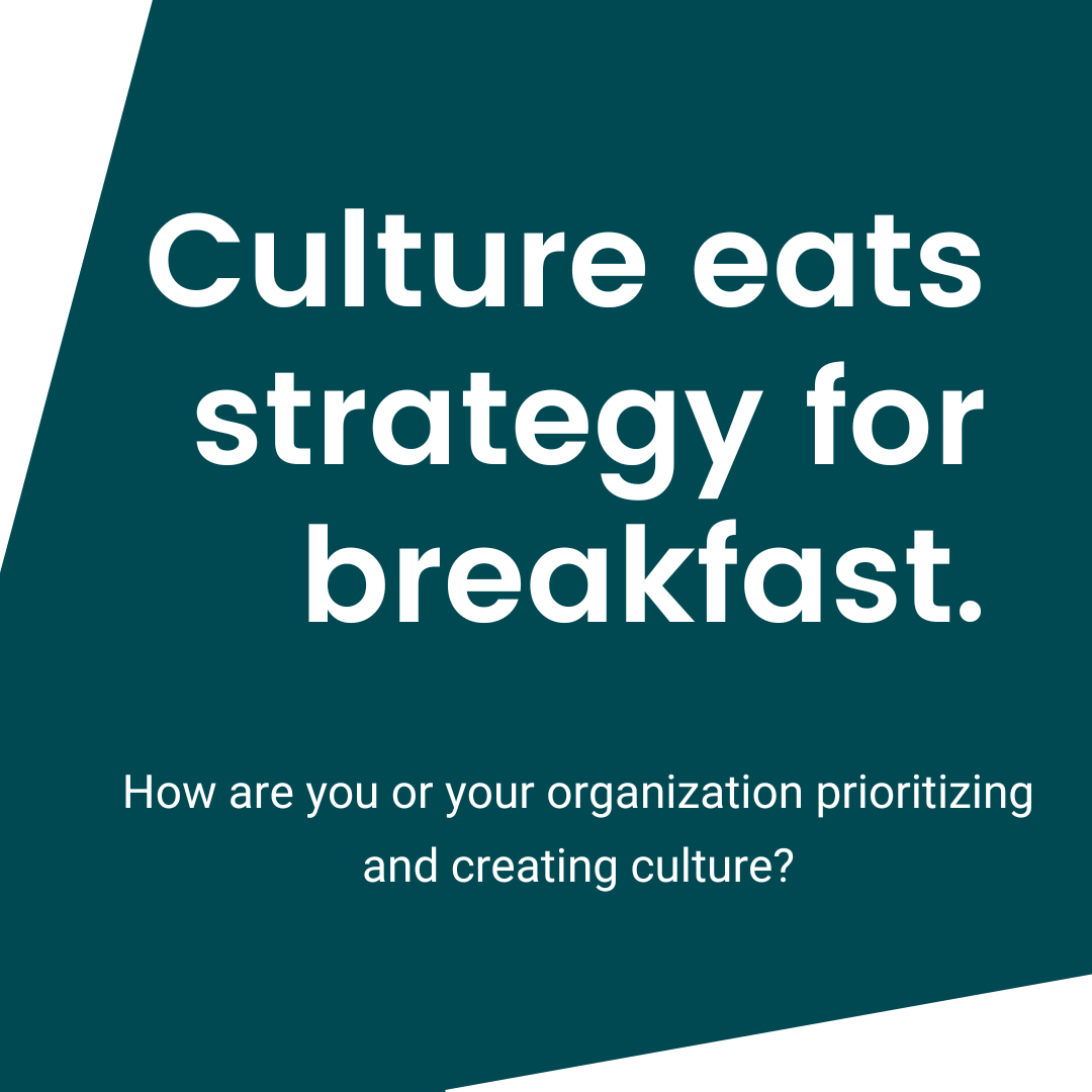 Culture Eats Strategy For Breakfast